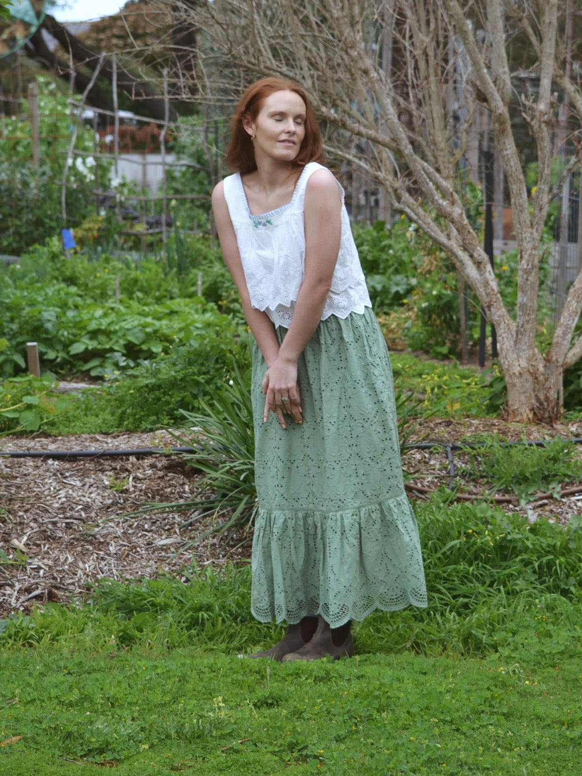 ETIENNE SKIRT SAGE