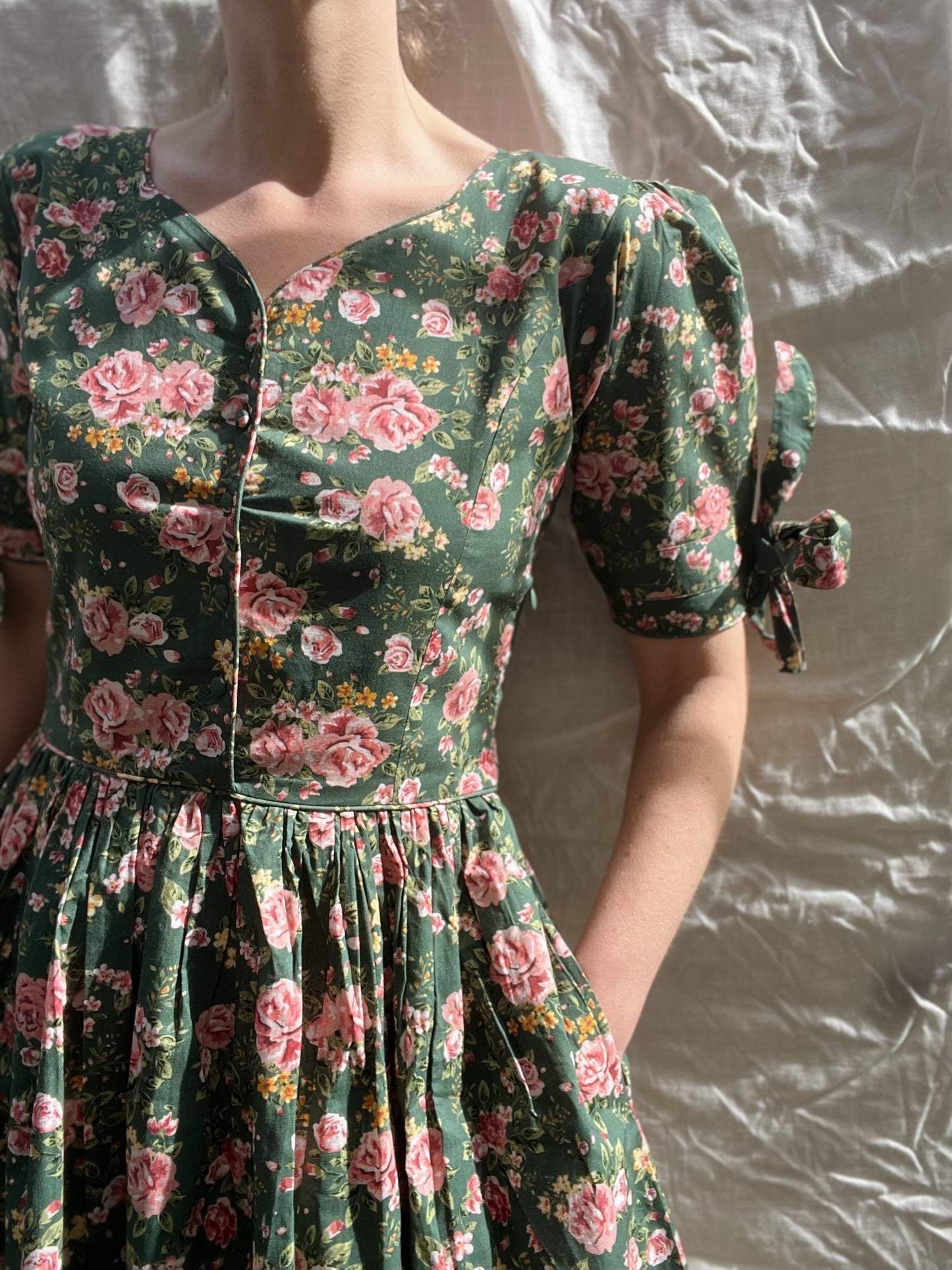 100% RECYCLED COTTON - - SOPHIE DRESS