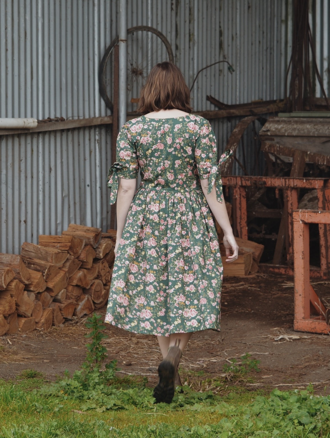 100% RECYCLED COTTON - - SOPHIE DRESS