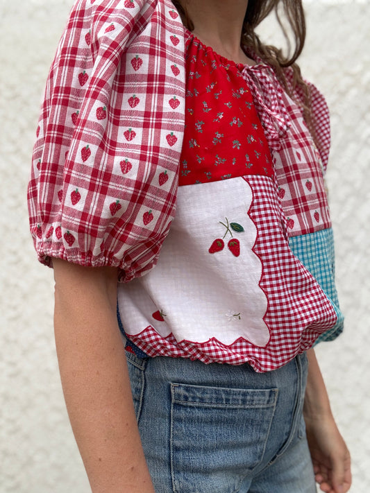 ONE OF A KIND - SMOCK BLOUSE 8-12