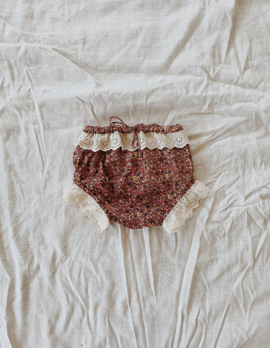 ANNABELLE GIRL'S BLOOMER DITSY FLORAL IN POPPY