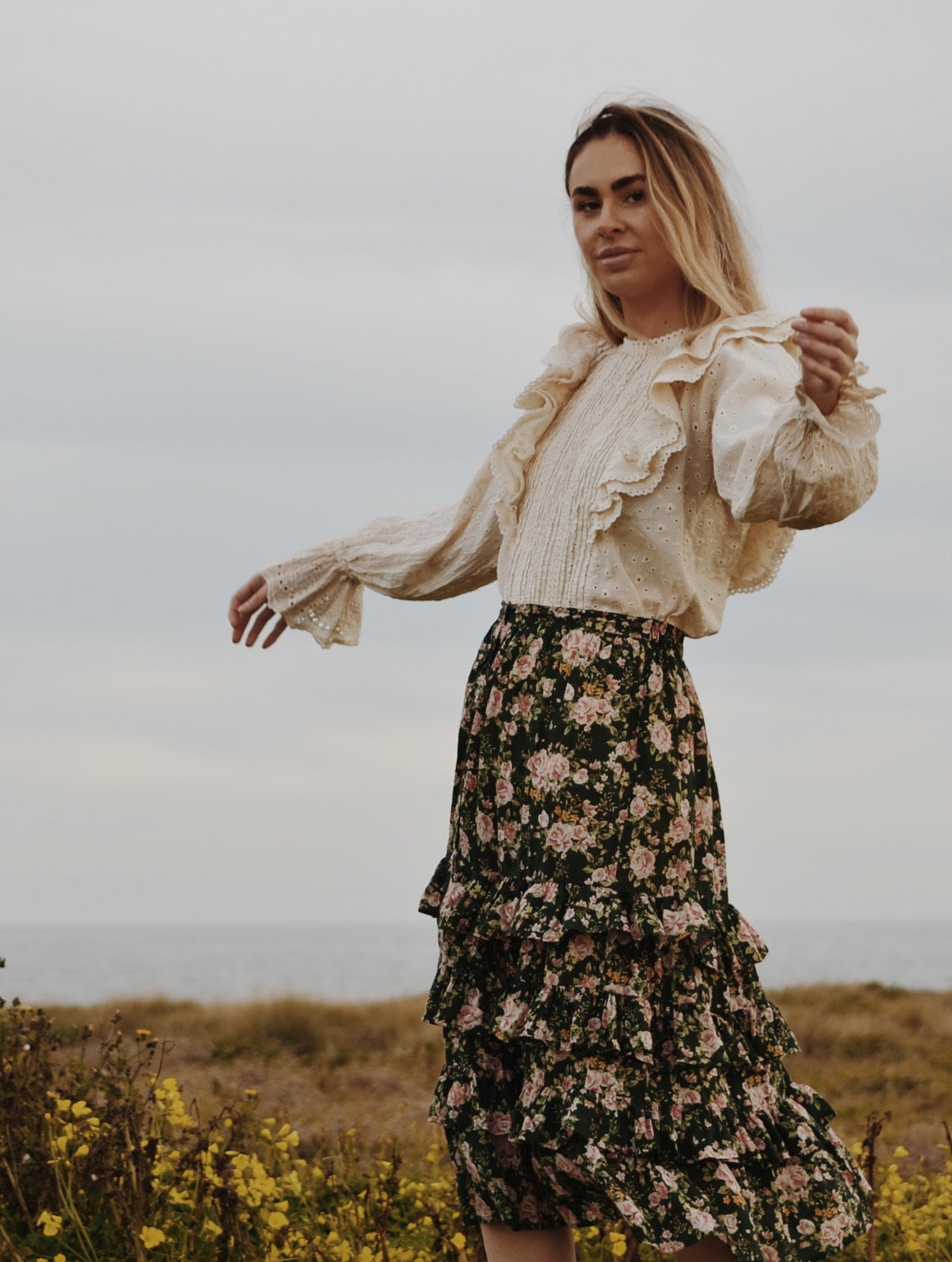 POTAGER BLOUSE ANTIQUE WHITE