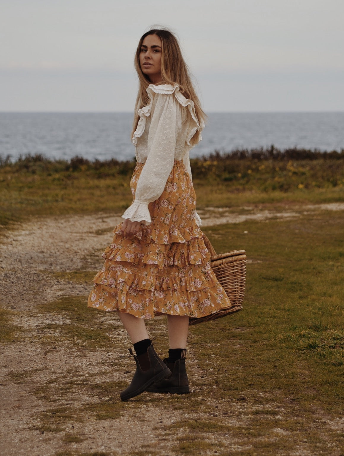 POTAGER BLOUSE ANTIQUE WHITE