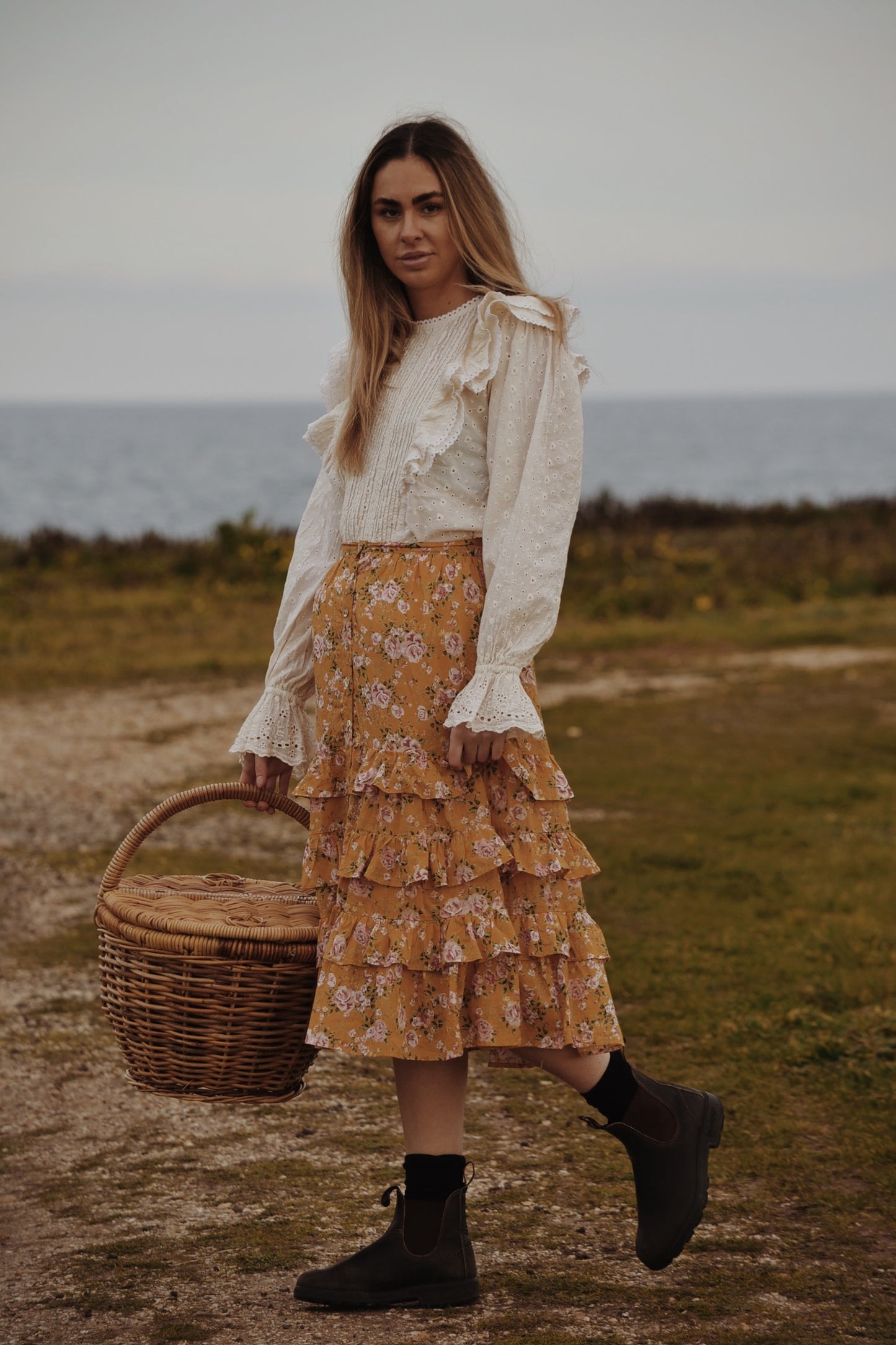 POTAGER BLOUSE ANTIQUE WHITE