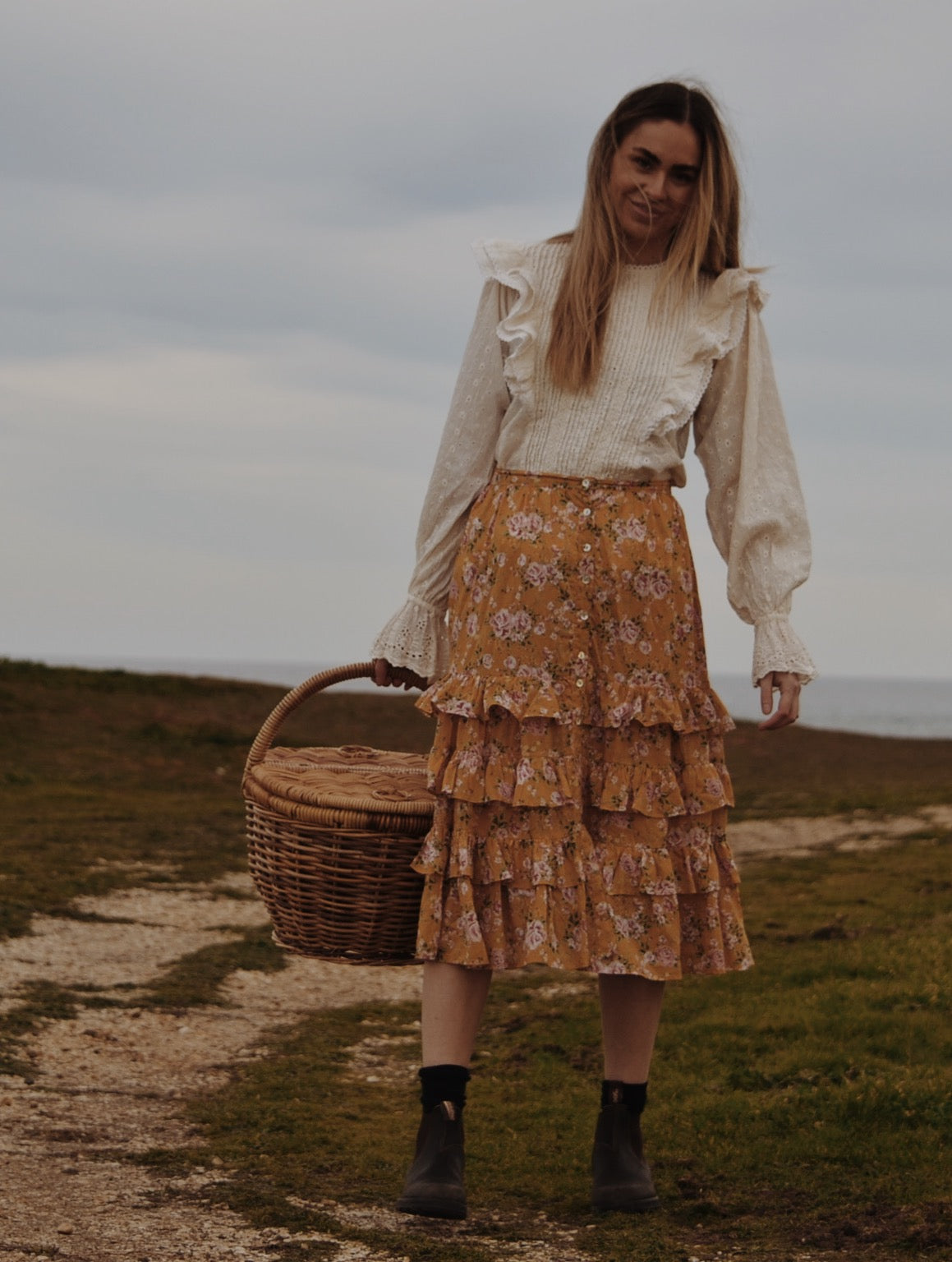 POTAGER BLOUSE ANTIQUE WHITE