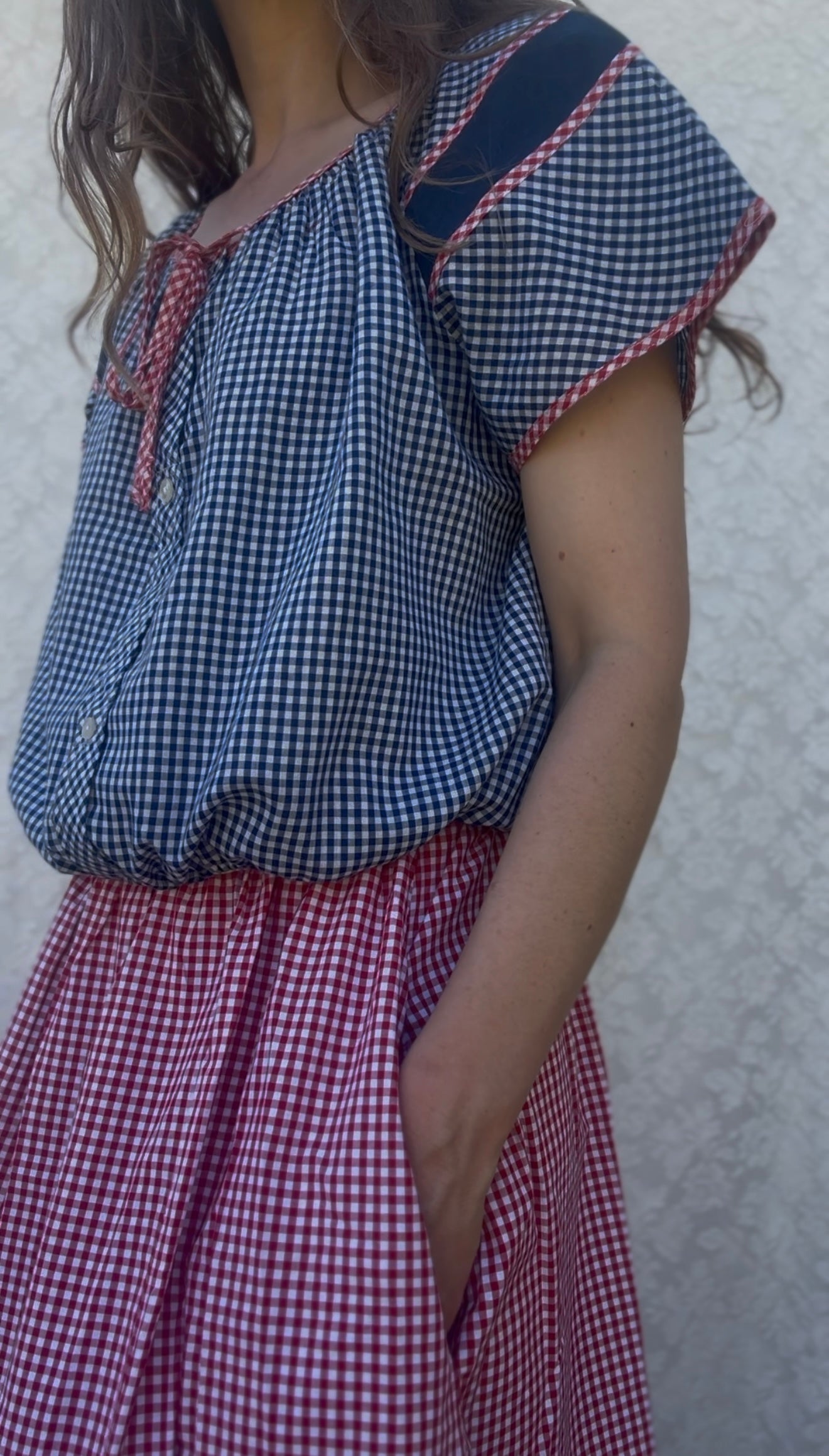 REWORKED - SMOCK BLOUSE 8-12