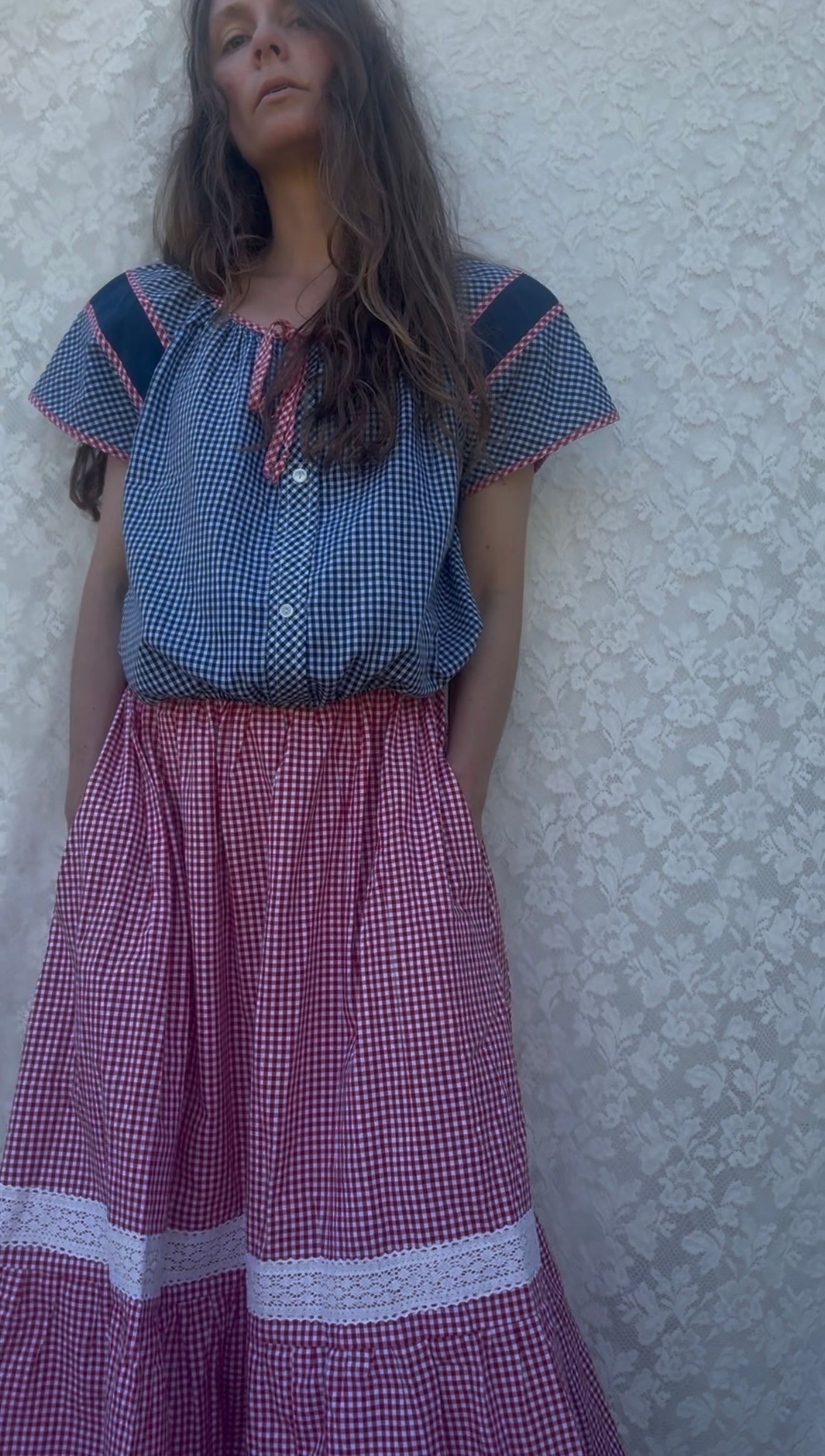 REWORKED - SMOCK BLOUSE 8-12