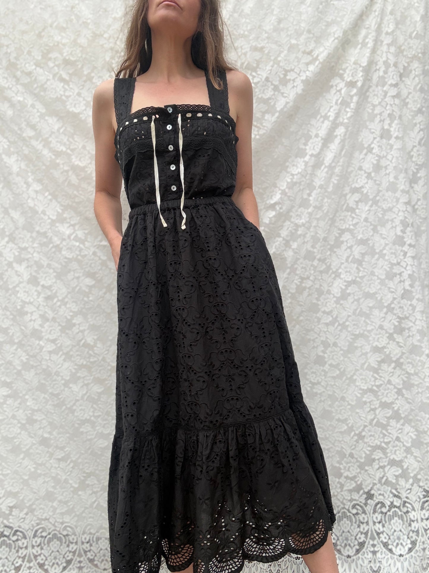 100% RECYCLED COTTON - ETIENNE CAMI WHITE