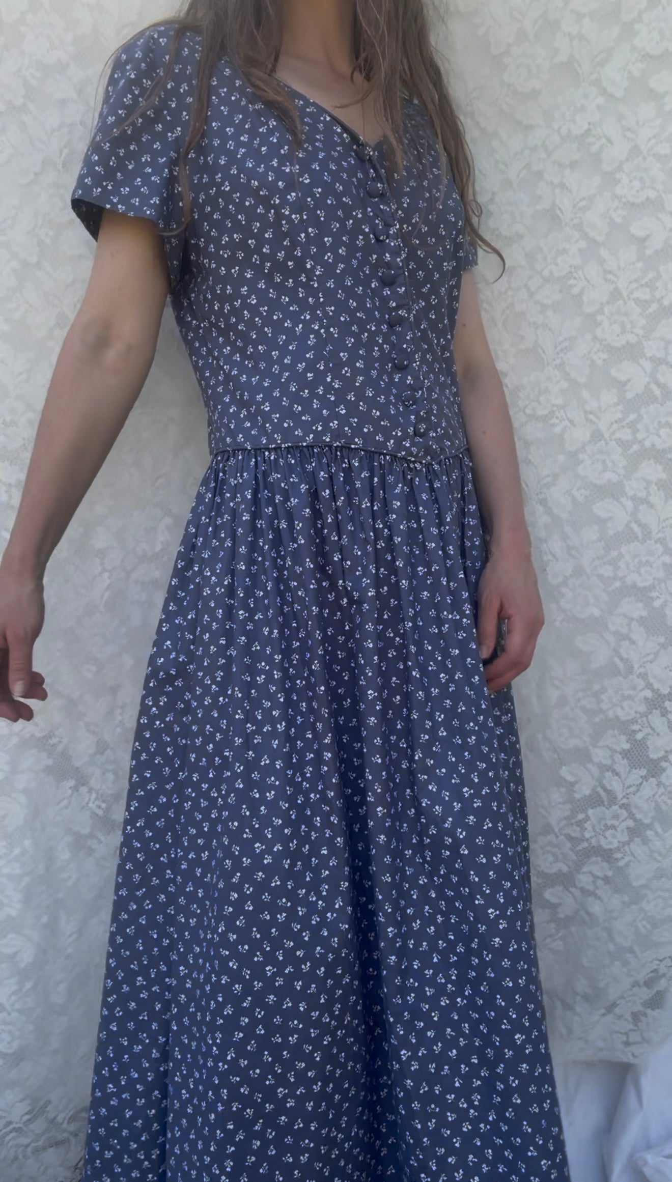 VINTAGE LAURA ASHLEY DRESS SIZE SMALL/10