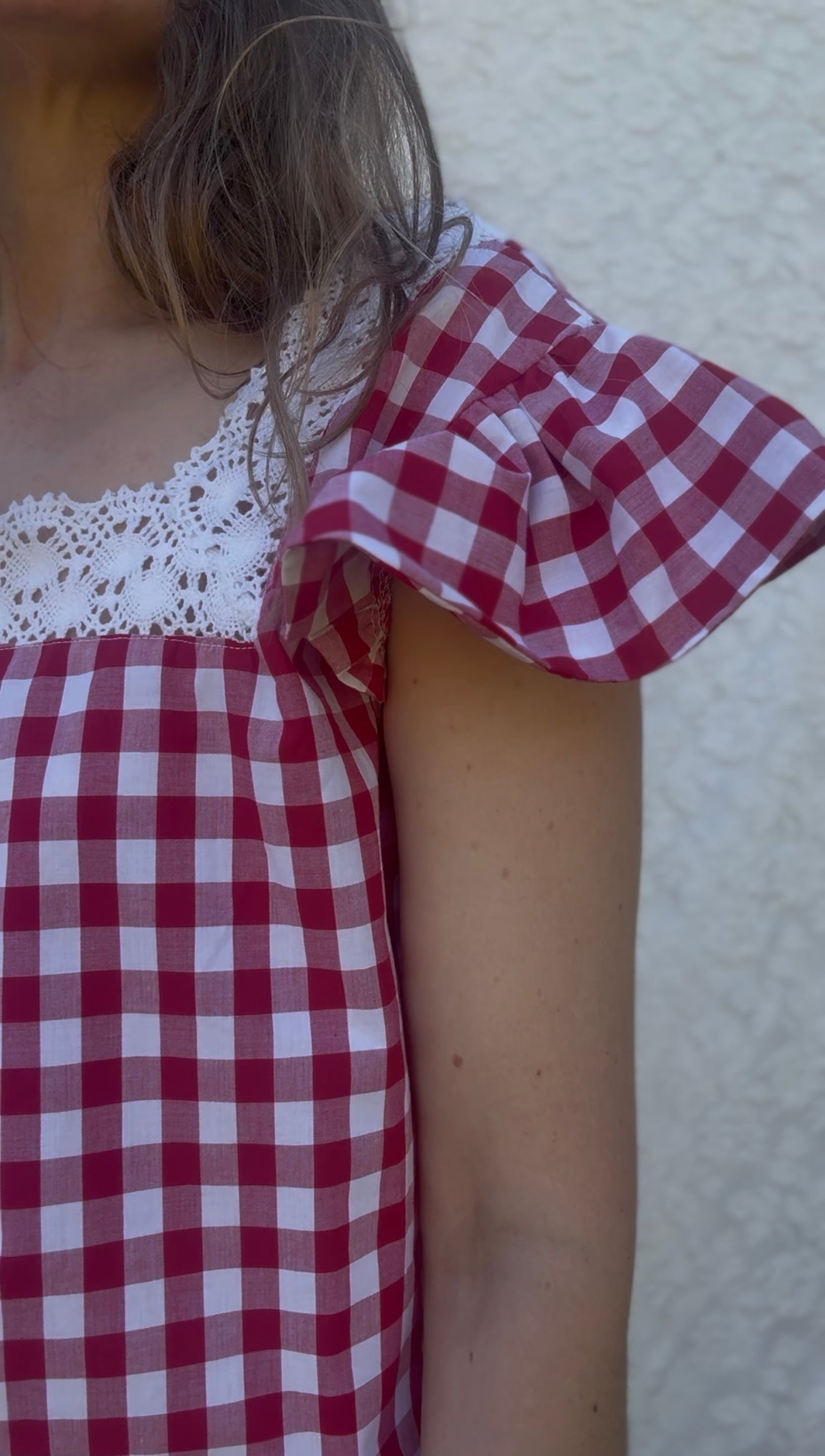 ONE OF A KIND - CROCHET NECK BLOUSE 10-12