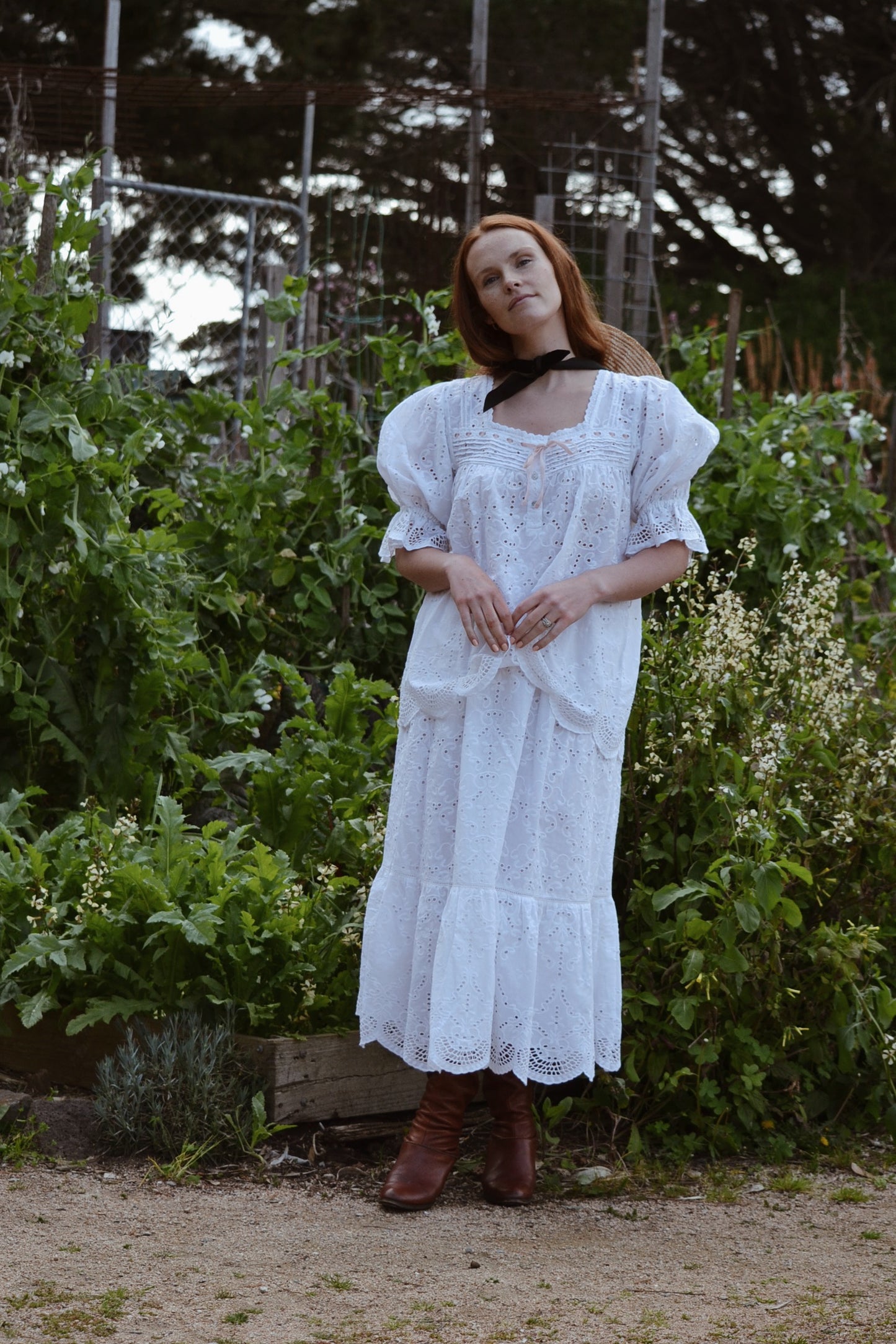 100% RECYCLED COTTON - MORNING SONG BLOUSE WHITE