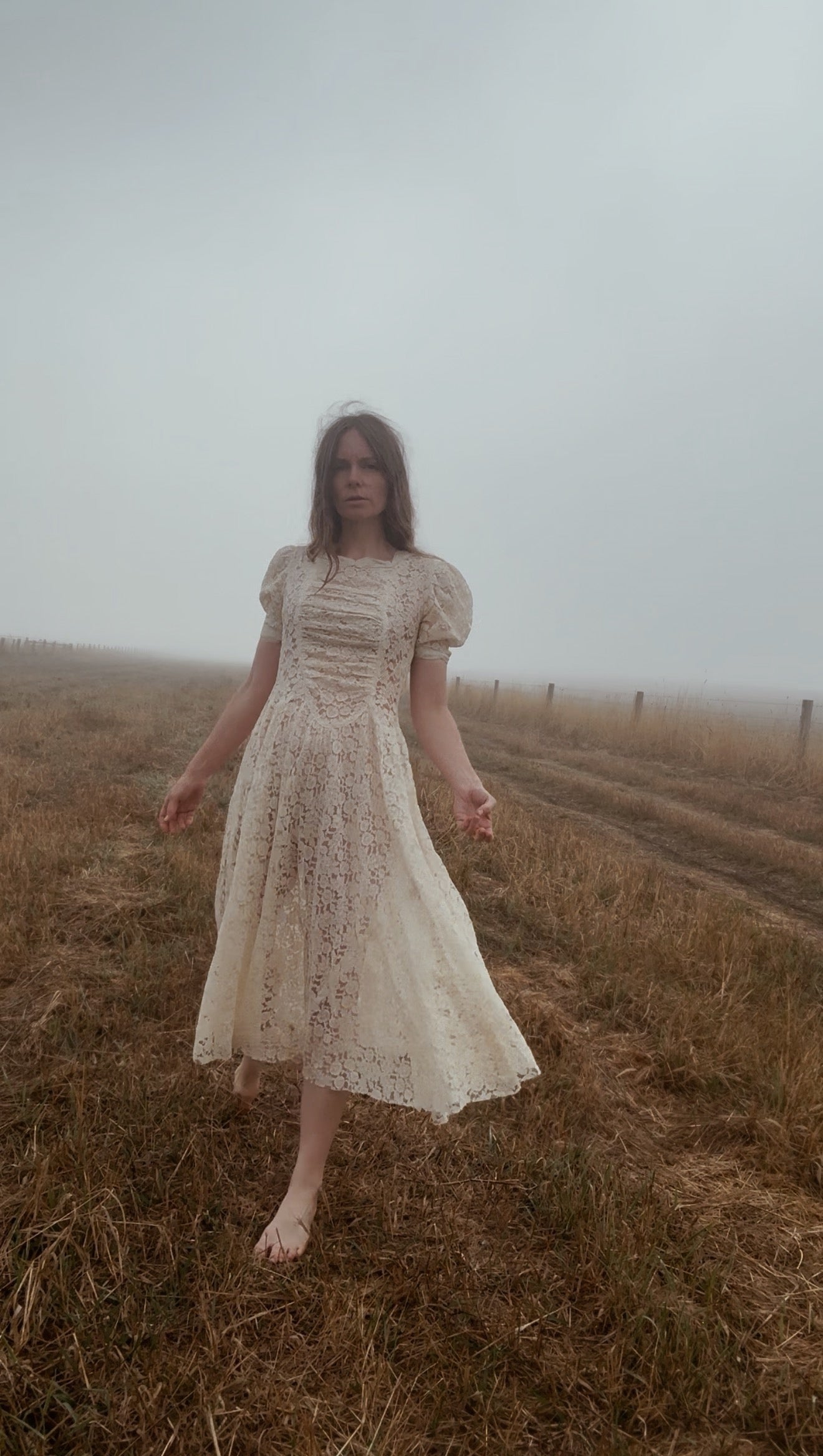 VINTAGE EARLY 1900'S LACE DRESS SMALL