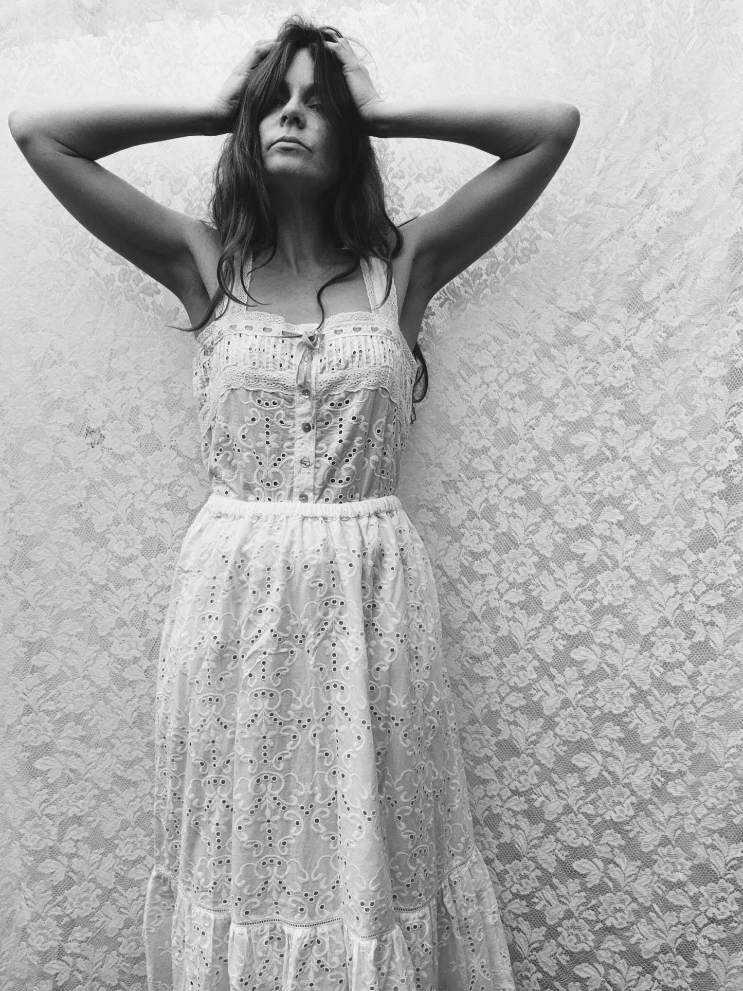 100% RECYCLED COTTON - ETIENNE CAMI WHITE