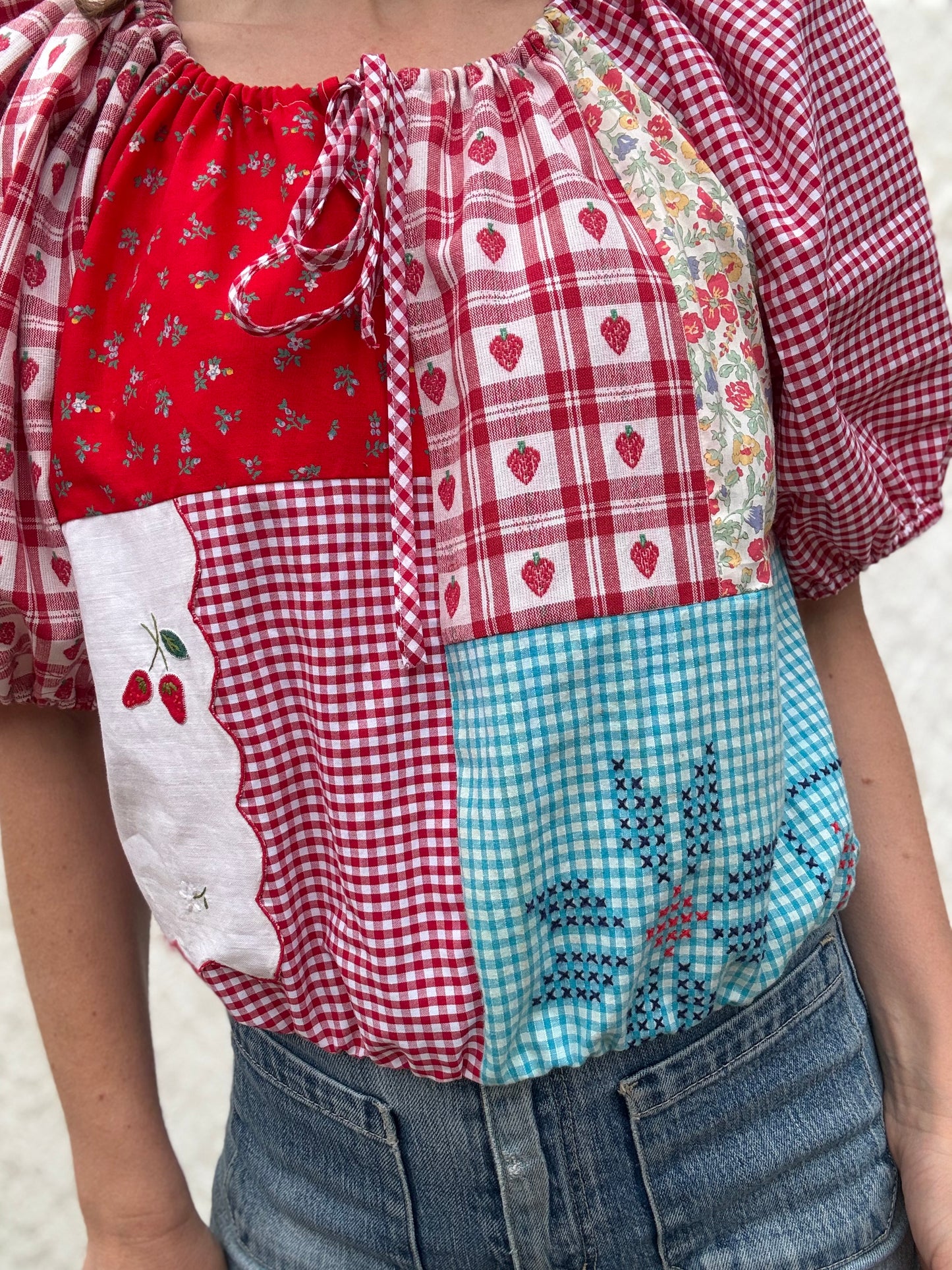 ONE OF A KIND - SMOCK BLOUSE 8-12