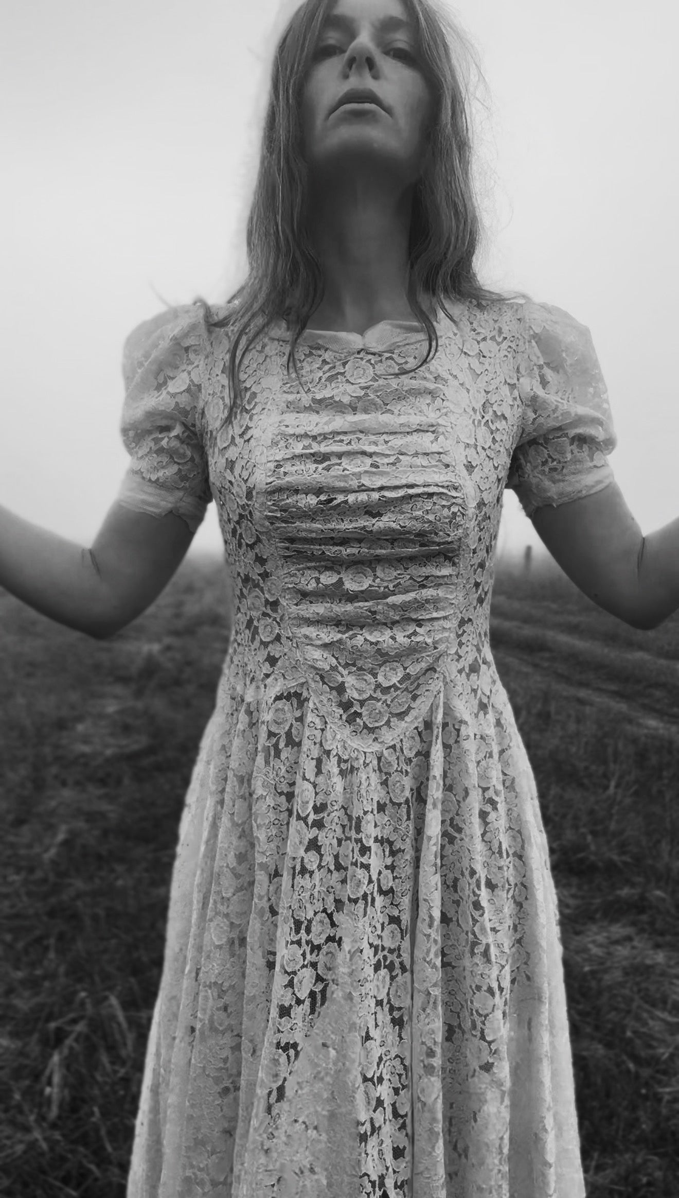 VINTAGE EARLY 1900'S LACE DRESS SMALL