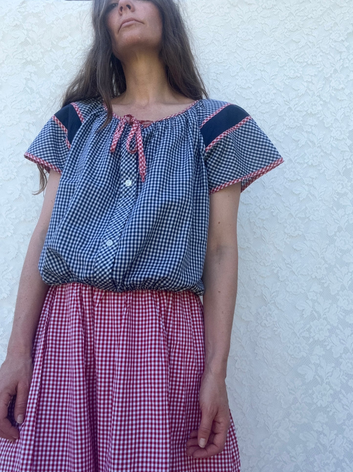 REWORKED - SMOCK BLOUSE 8-12