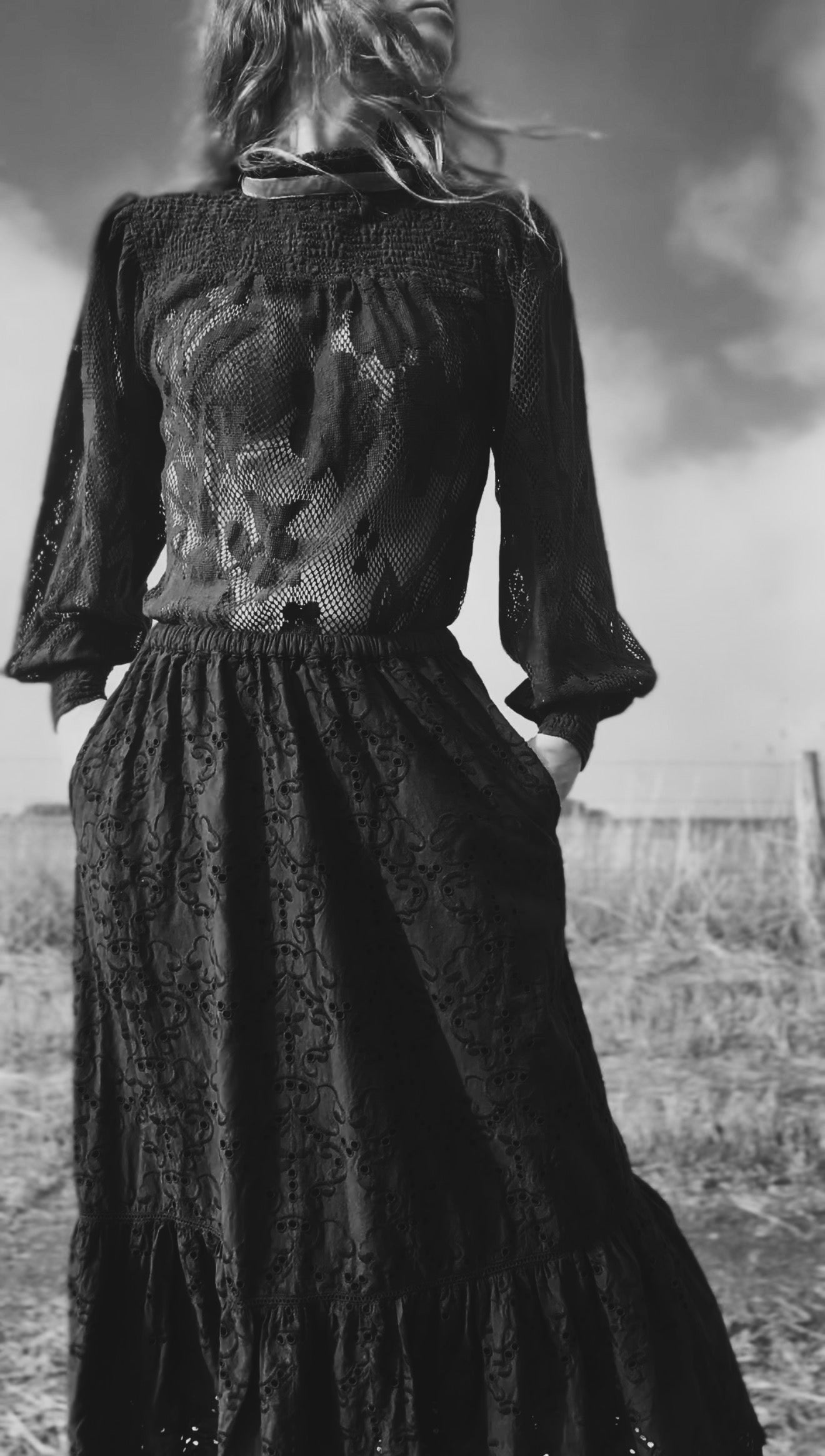 RESTOCK - ETIENNE SKIRT BLACK