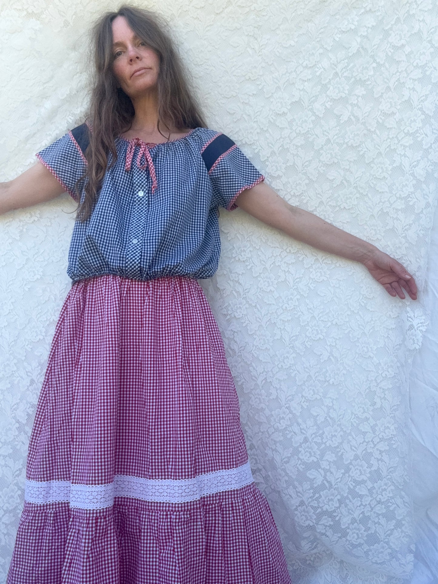 REWORKED - SMOCK BLOUSE 8-12