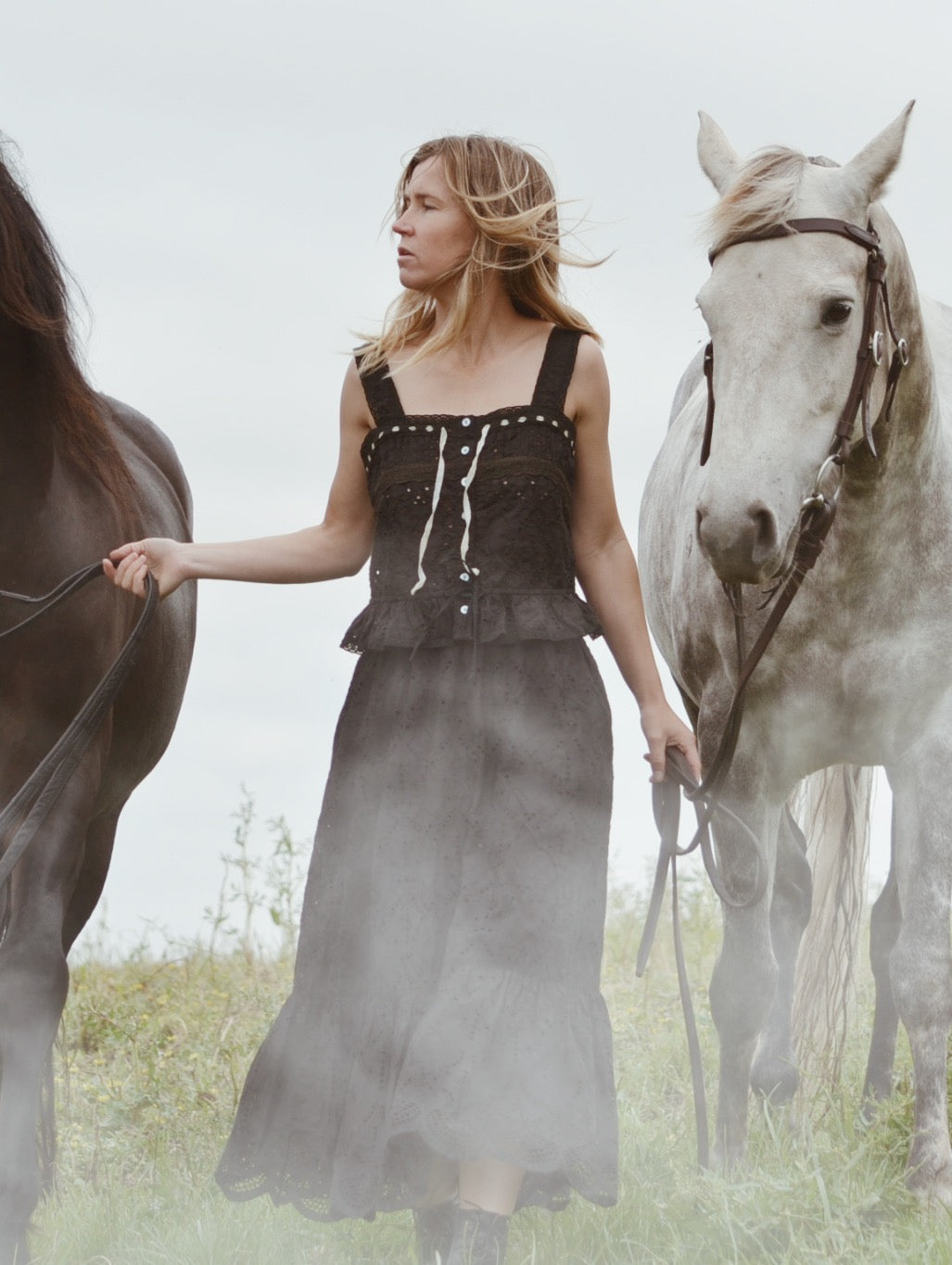 100% RECYCLED COTTON - ETIENNE CAMI WHITE