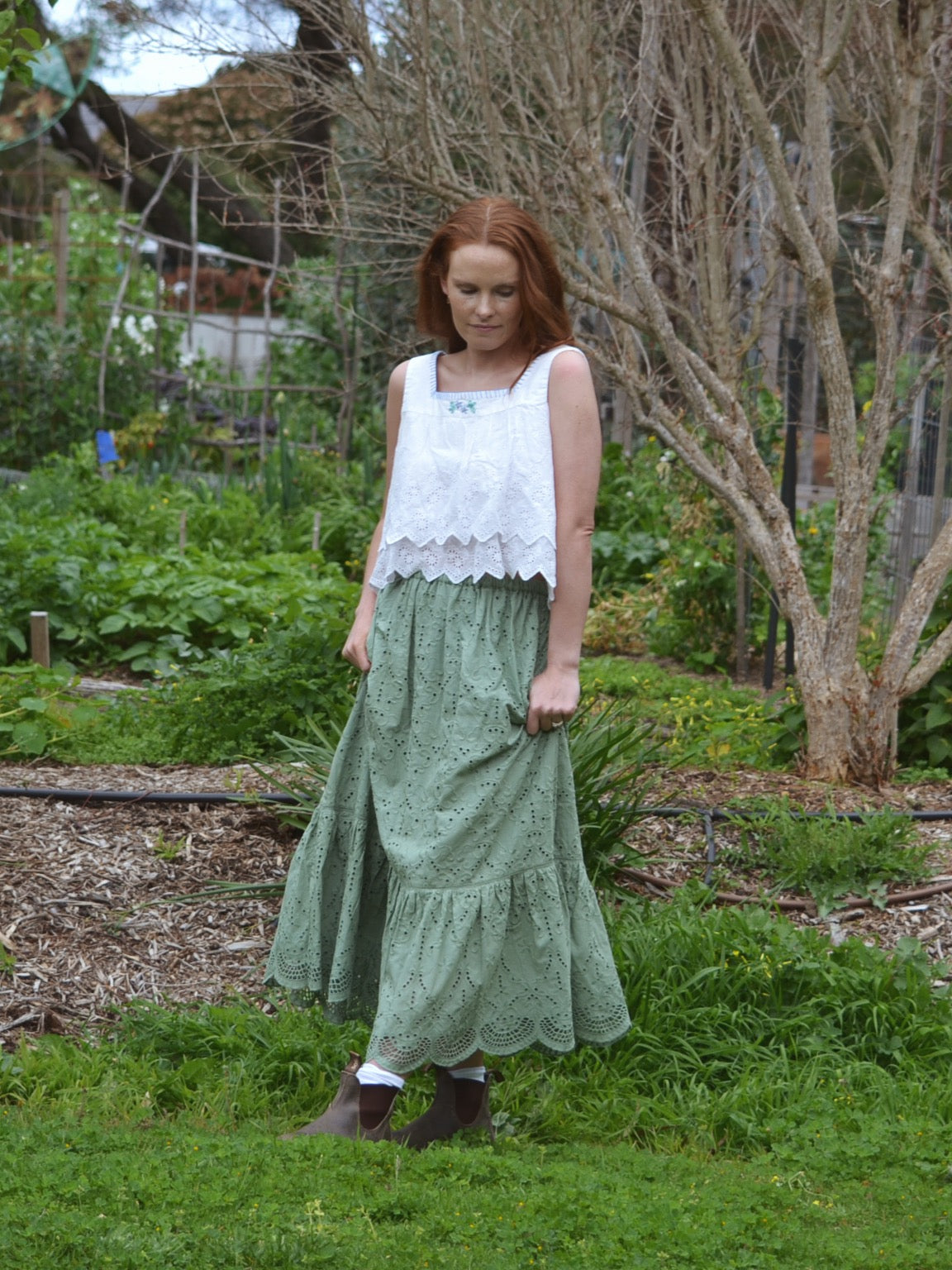 ETIENNE SKIRT SAGE