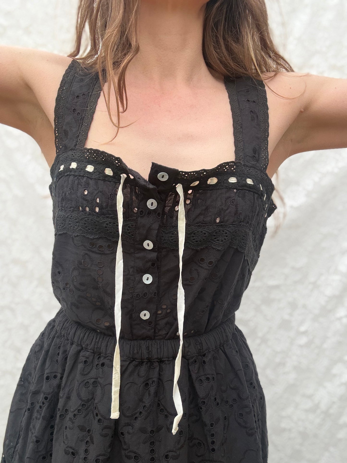 100% RECYCLED COTTON - ETIENNE CAMI WHITE