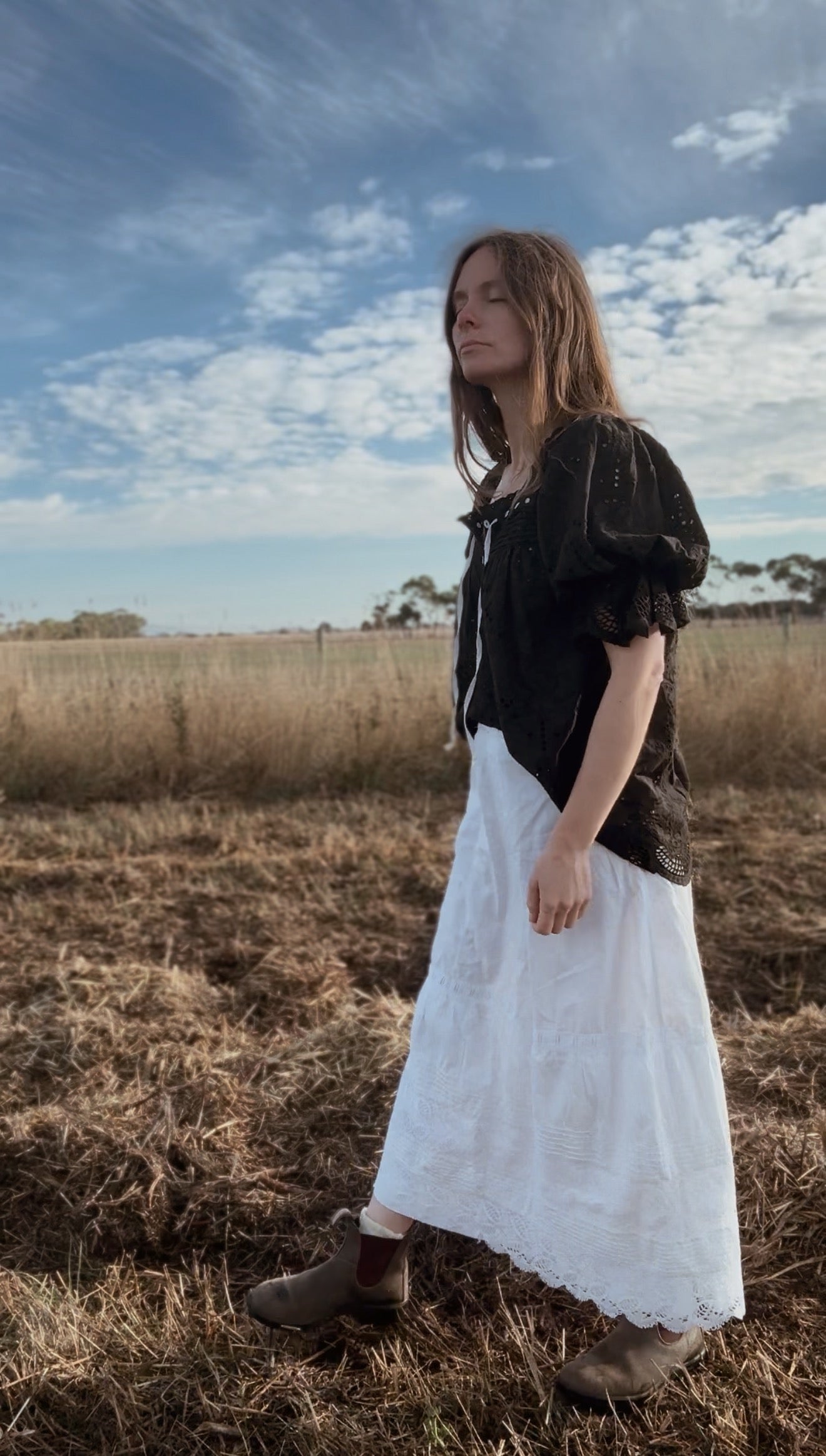 VINTAGE HANDMADE EARLY 1900'S PETTICOAT SKIRT SMALL