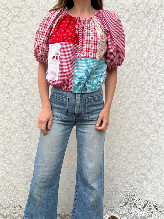 ONE OF A KIND - SMOCK BLOUSE 8-12