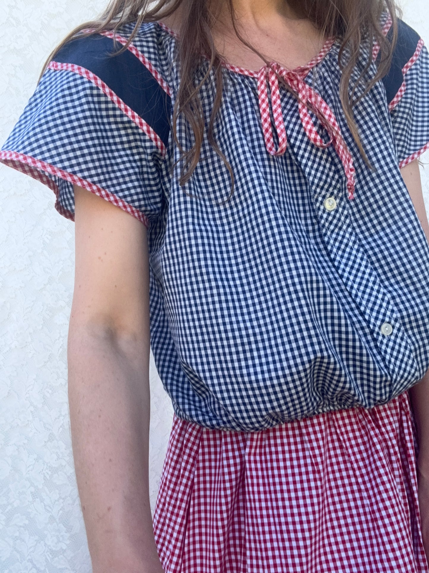 REWORKED - SMOCK BLOUSE 8-12