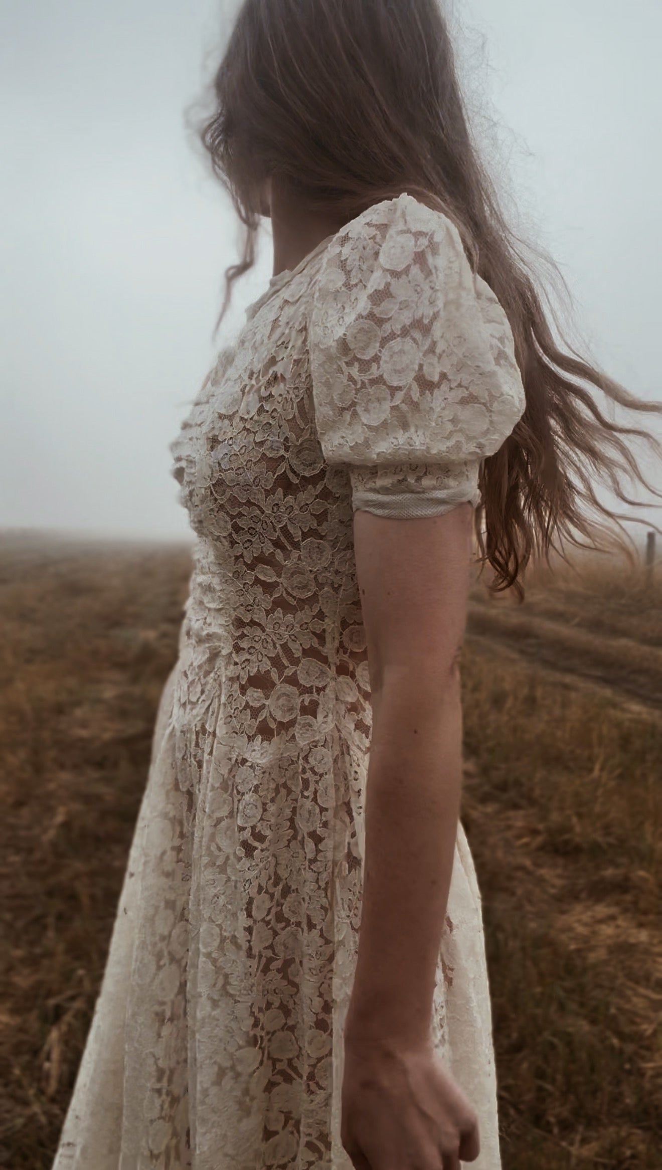 VINTAGE EARLY 1900'S LACE DRESS SMALL