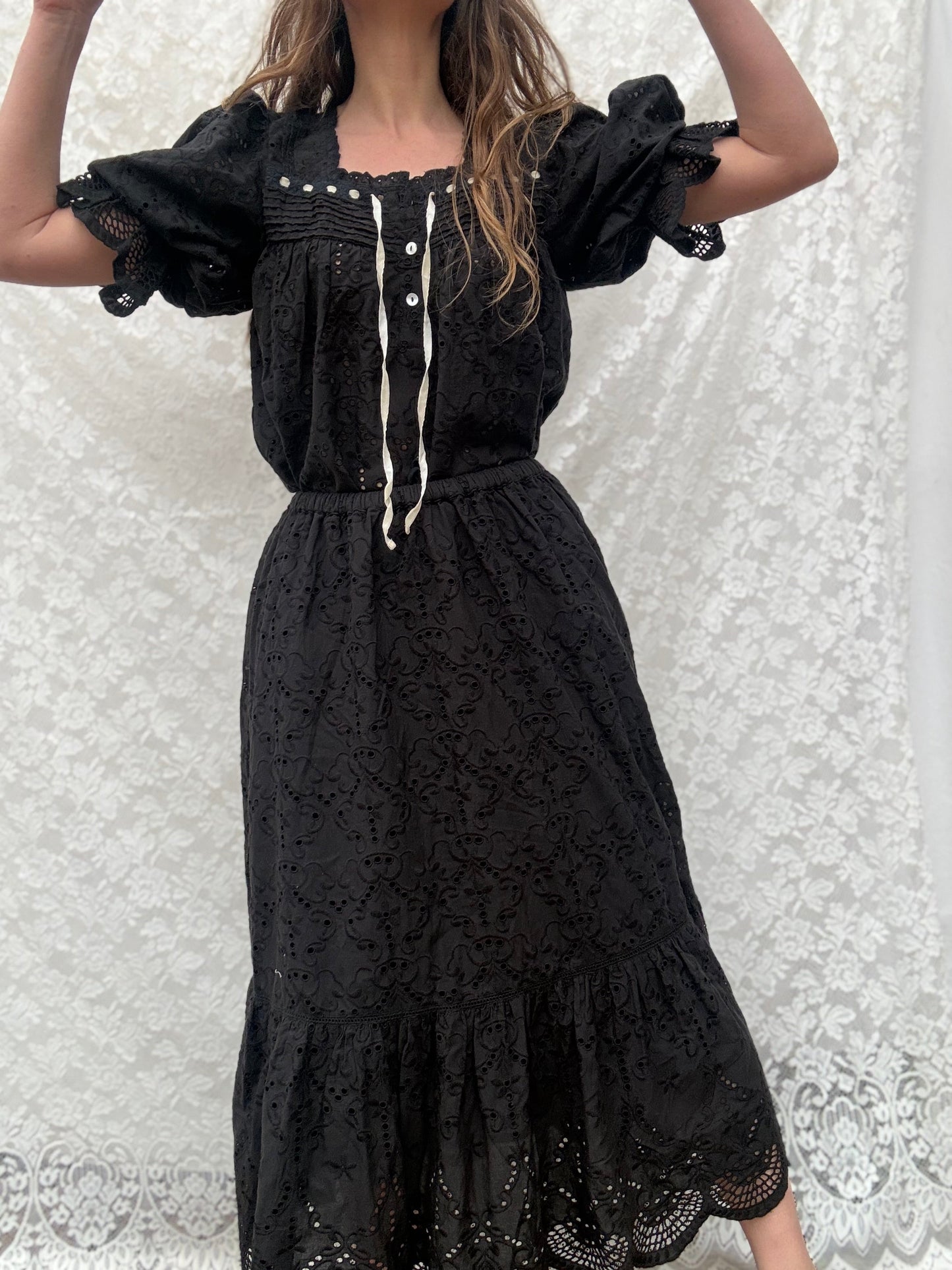 RESTOCK - ETIENNE SKIRT BLACK