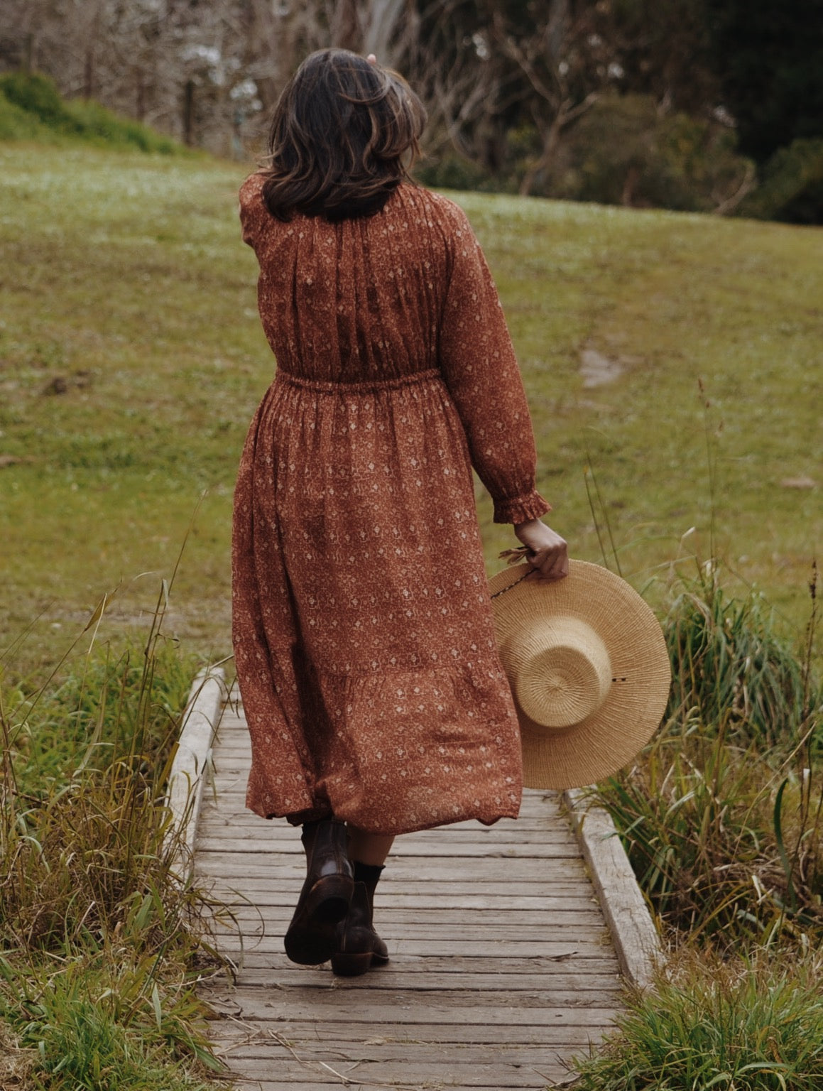 PRAIRIE DRESS ANTIQUE RUST