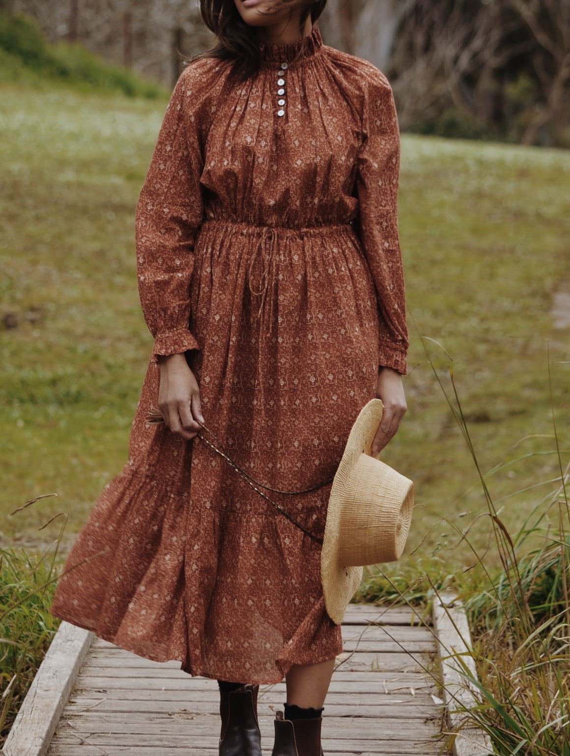 PRAIRIE DRESS ANTIQUE RUST