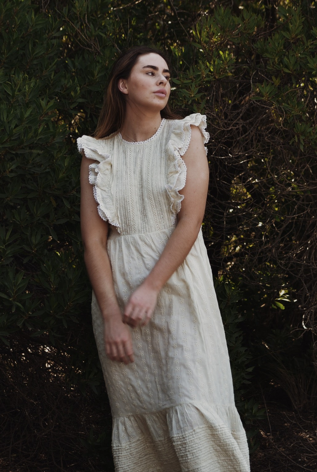 SMALL RESTOCK - ARLINGTON DRESS ANTIQUE WHITE