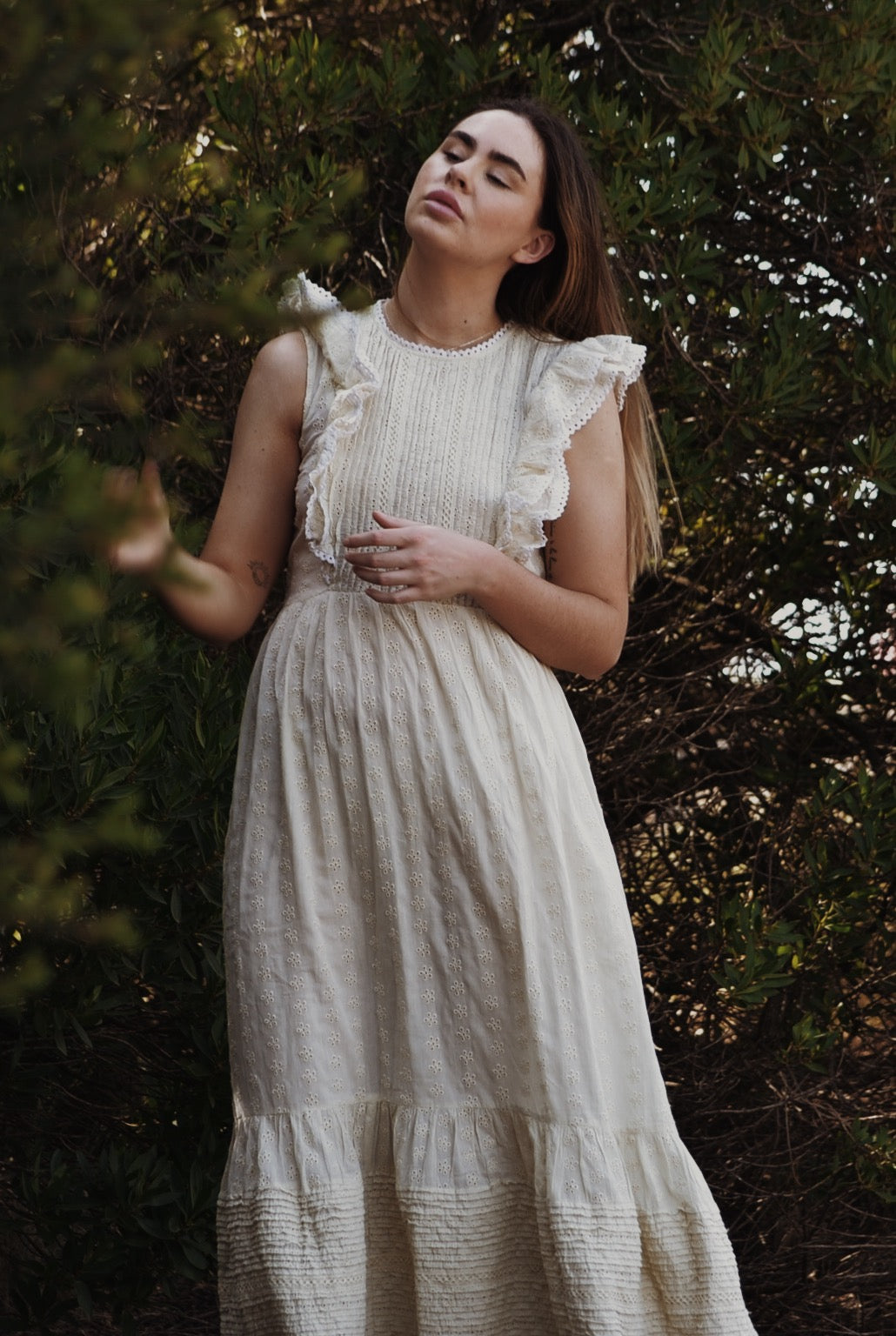 SMALL RESTOCK - ARLINGTON DRESS ANTIQUE WHITE