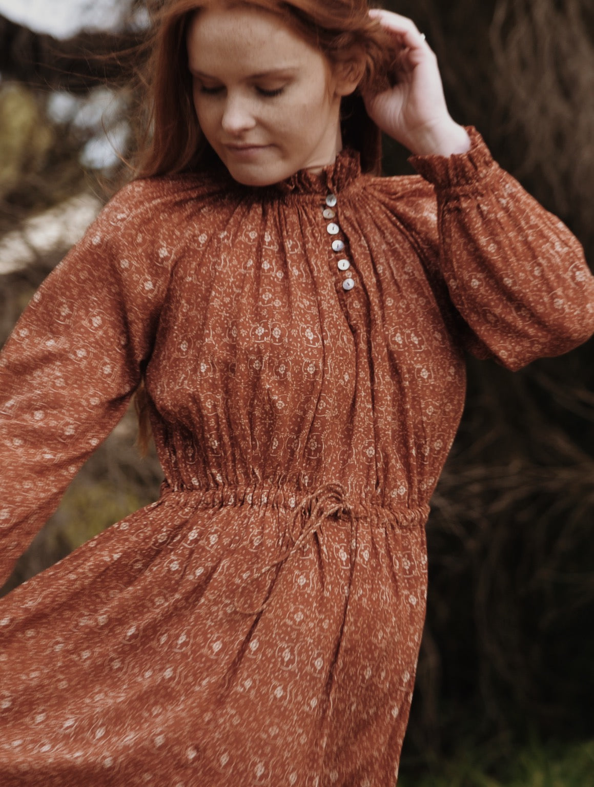 PRAIRIE DRESS ANTIQUE RUST