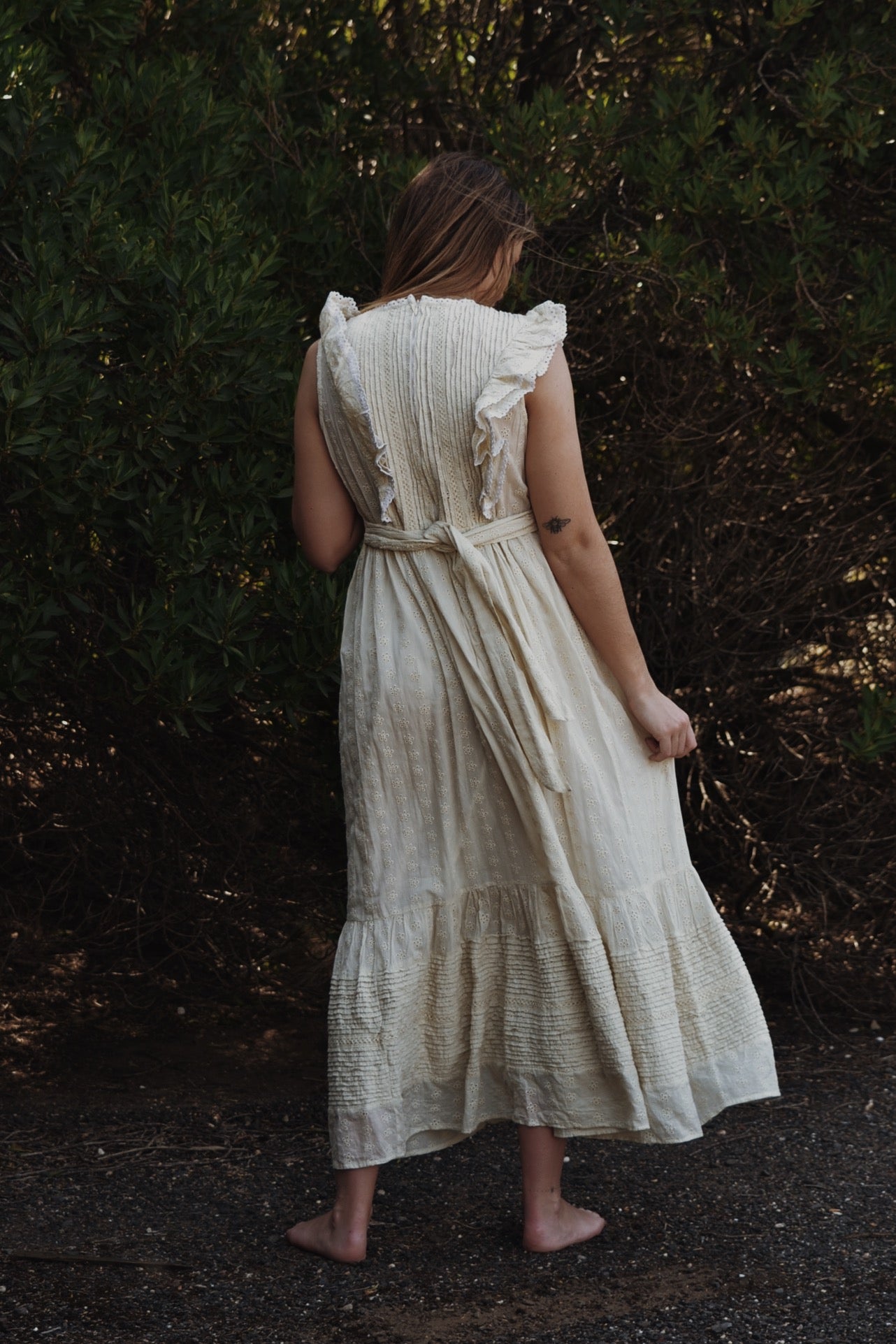 SMALL RESTOCK - ARLINGTON DRESS ANTIQUE WHITE