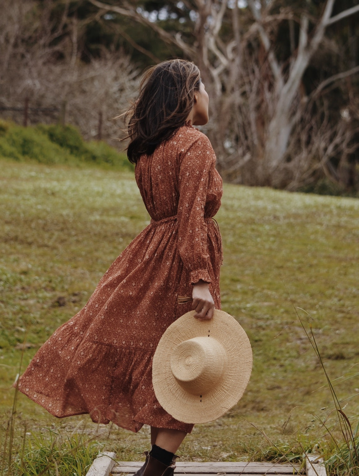 PRAIRIE DRESS ANTIQUE RUST