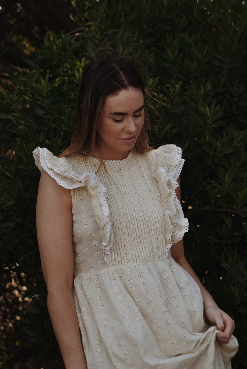 SMALL RESTOCK - ARLINGTON DRESS ANTIQUE WHITE