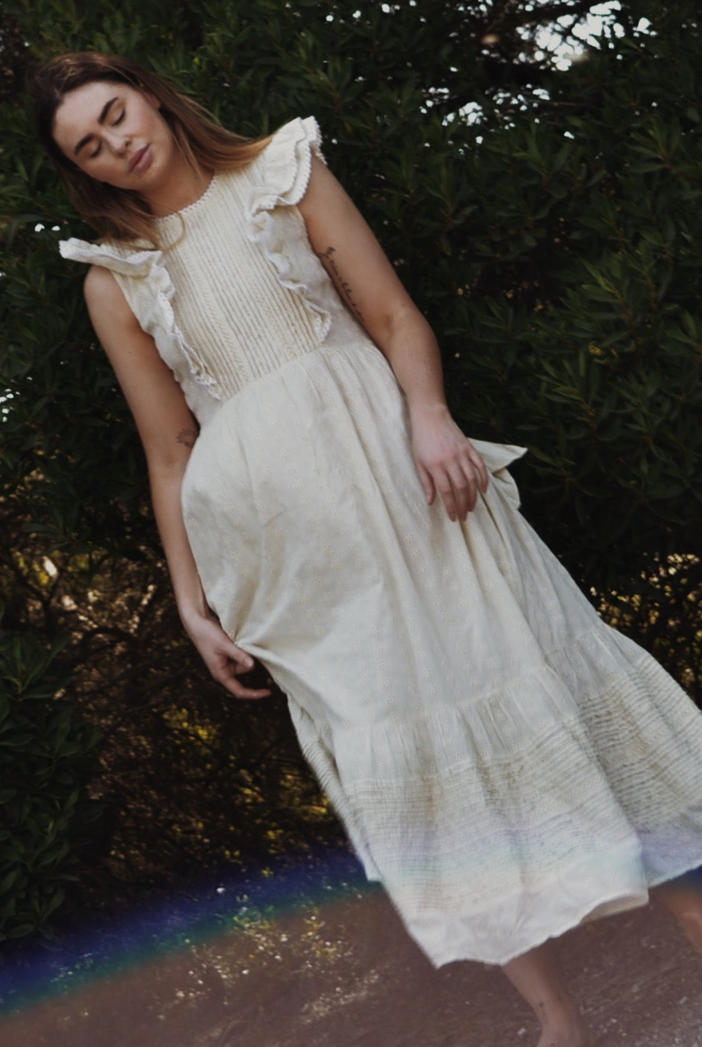 SMALL RESTOCK - ARLINGTON DRESS ANTIQUE WHITE