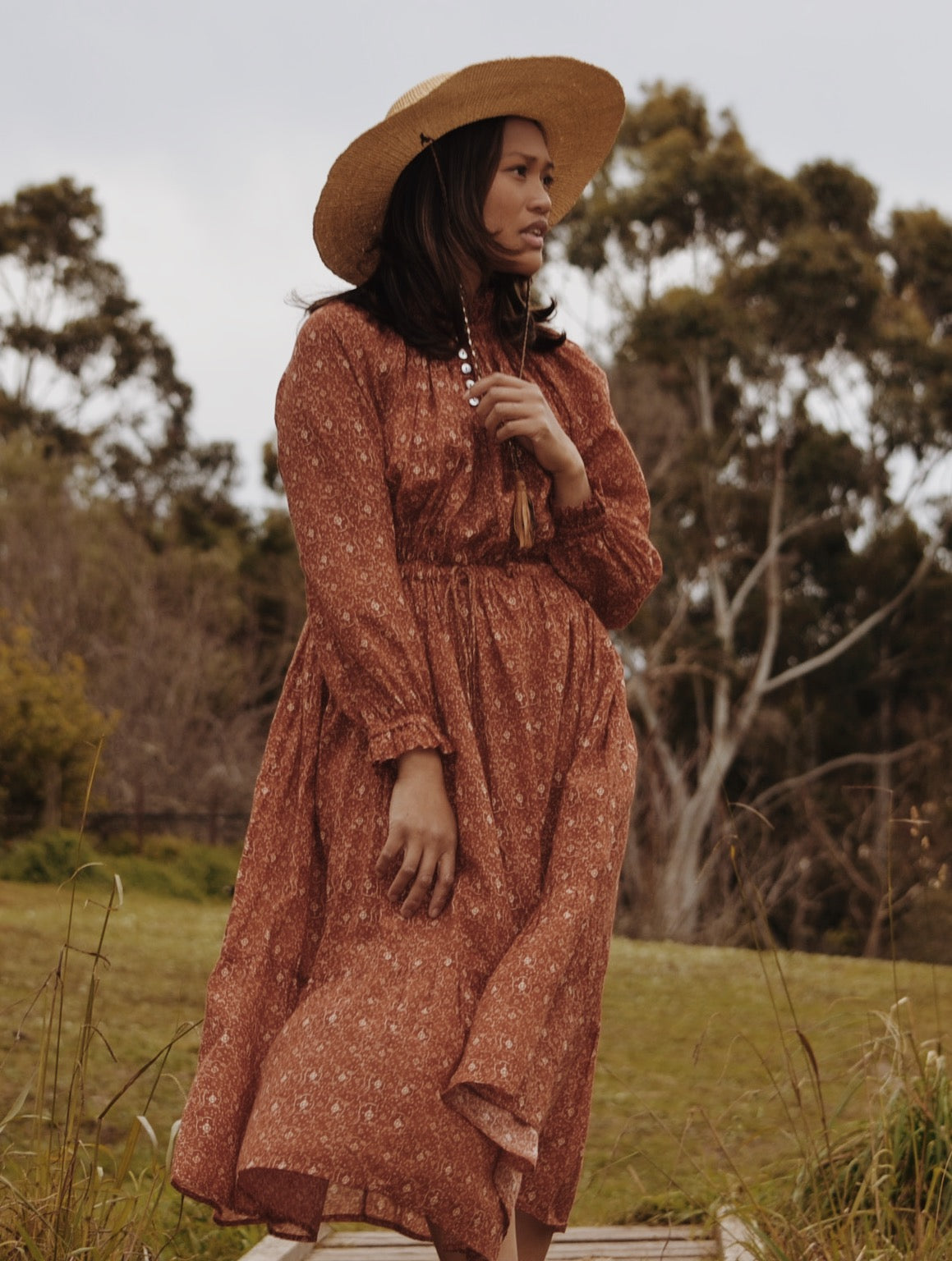 PRAIRIE DRESS ANTIQUE RUST