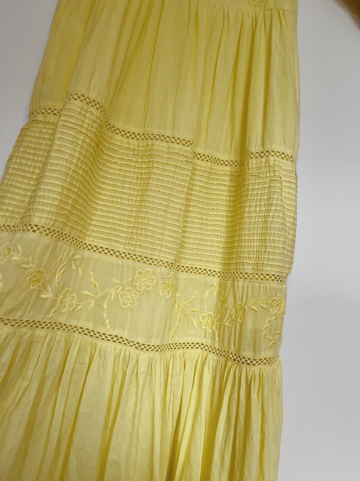 AUGUSTINE MAXI DRESS LEMON MERINGUE